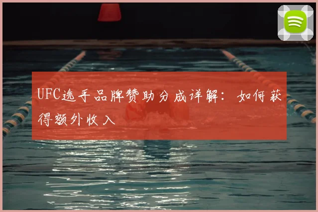 UFC选手品牌赞助分成详解:如何获得额外收入